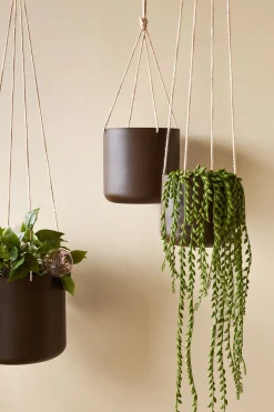Hængekrukker Og Ophæng^PLANT Bloom hængekrukke, brun ø21 cm