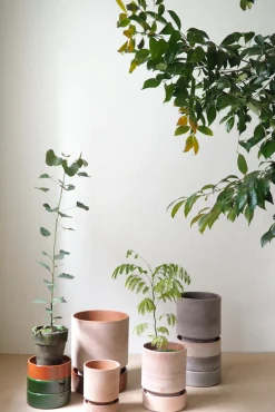 Hoff Krukke Serien^PLANT Hoff krukke, raw grey + raw rosa underskål