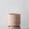 Terrakotta-Krukker|Hoff Krukke Serien^PLANT Hoff krukke, raw rosa + grå underskål