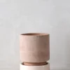 Terrakotta-Krukker|Hoff Krukke Serien^PLANT Hoff krukke, raw rosa + rosa underskål