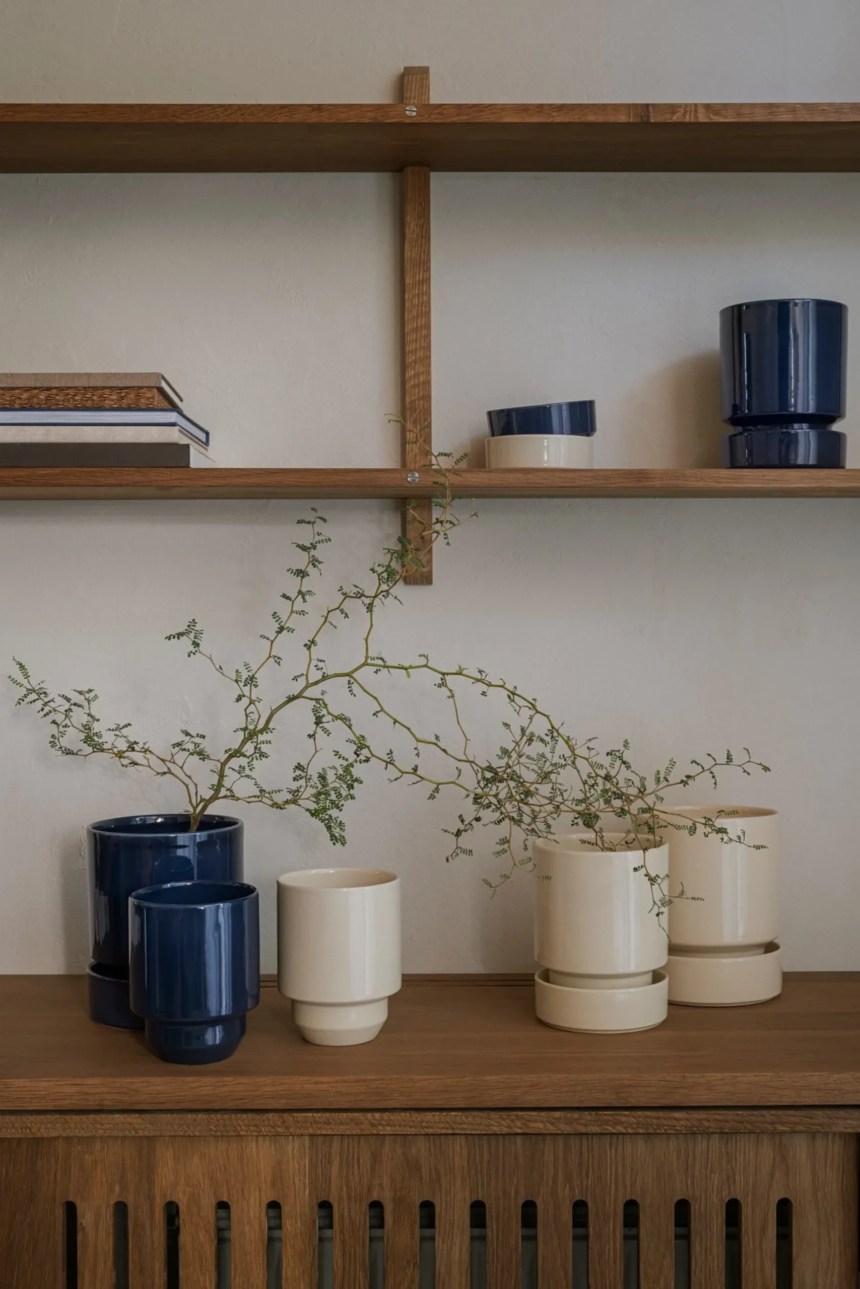 Terrakotta-Krukker|Hoff Krukke Serien^PLANT Hoff krukke, Sapphire Blue