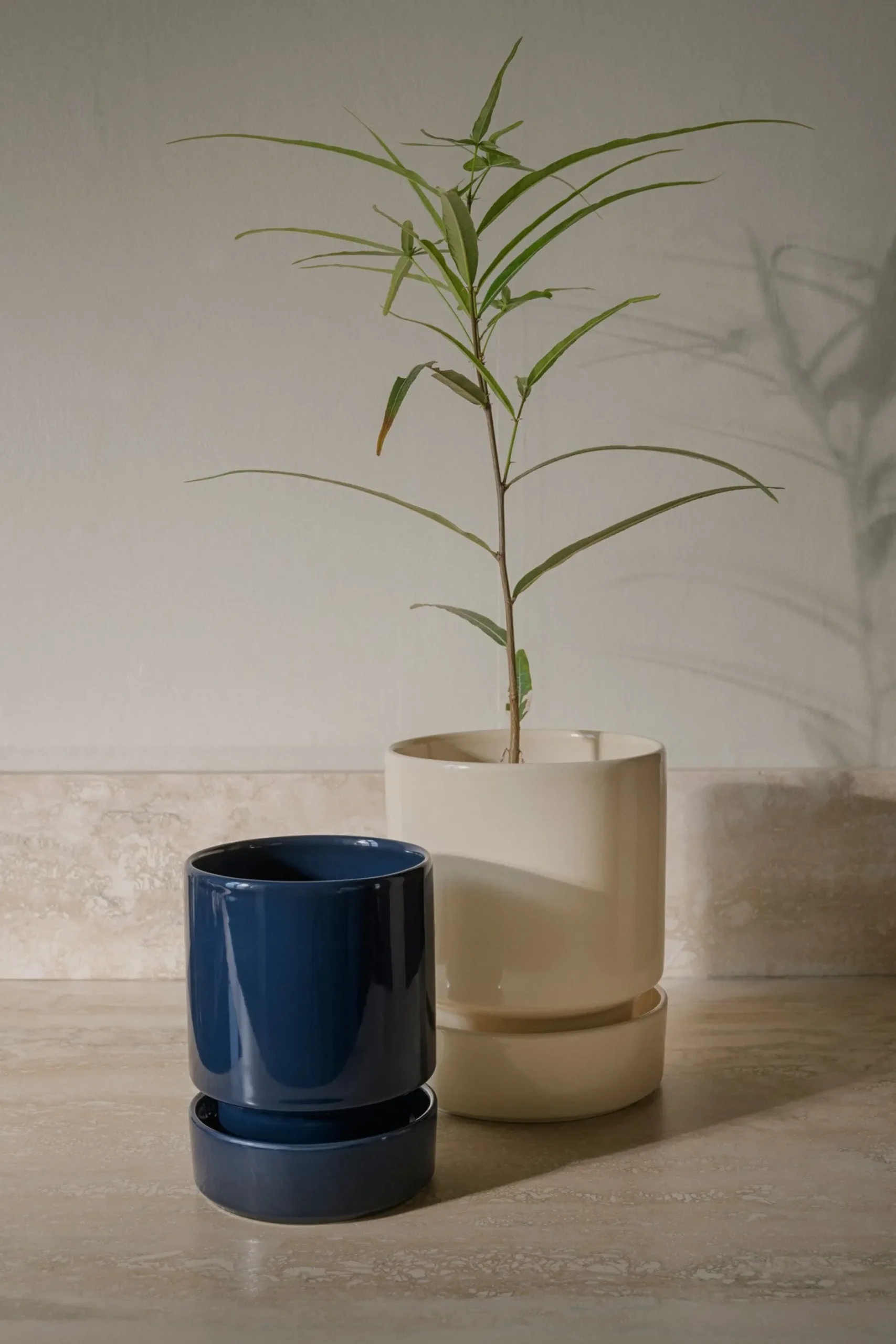 Terrakotta-Krukker|Hoff Krukke Serien^PLANT Hoff krukke, Sapphire Blue