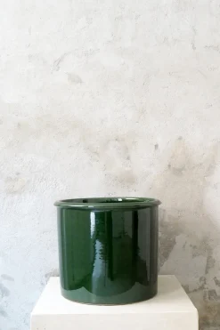 Terrakotta-Krukker|Stor^PLANT Modena gulvkrukke - Emerald Green