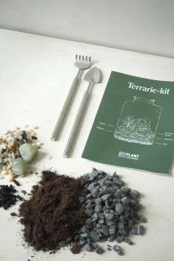 Planter Og Værktøj Til Terrarier|Terrarie Diy Kit^PLANT Terrariekit m. glas
